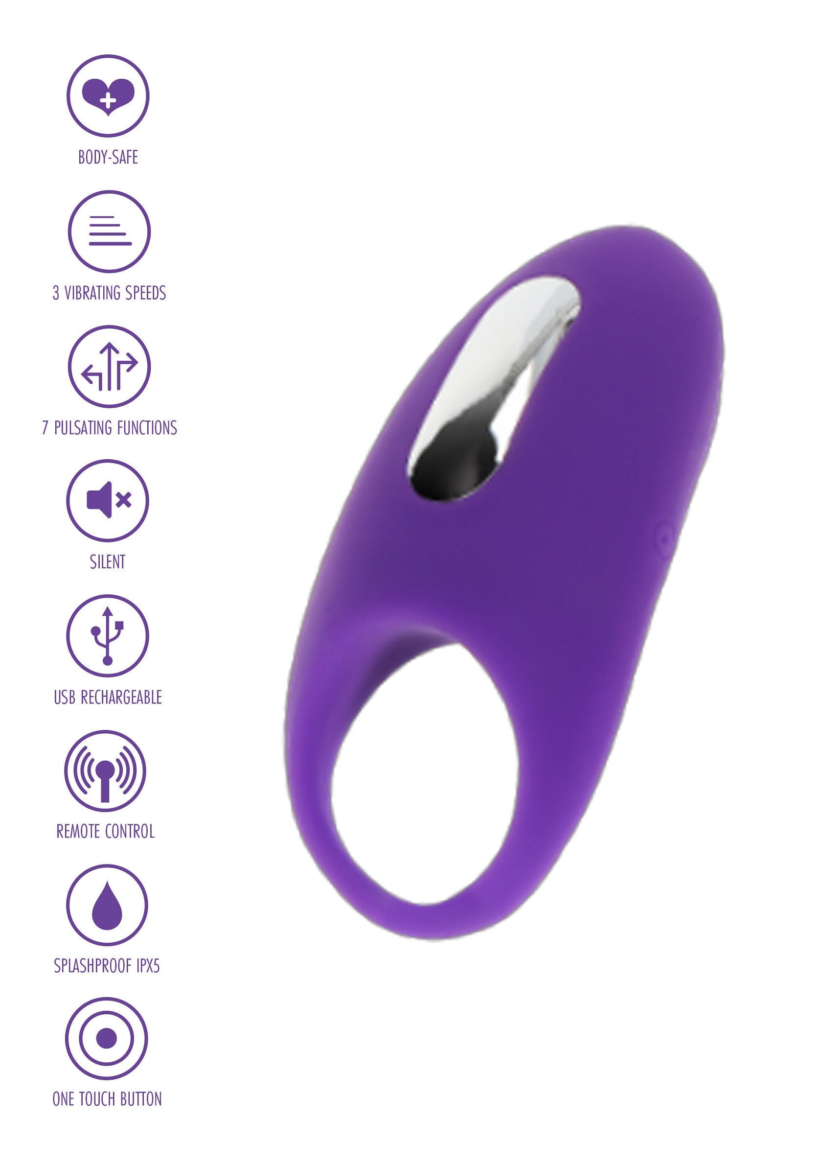 Anillo C violeta Tease & Arouse