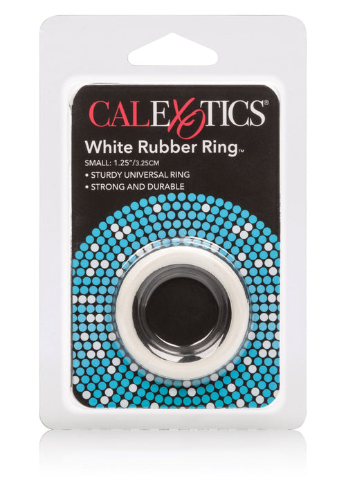 Anillo de goma pequeño blanco