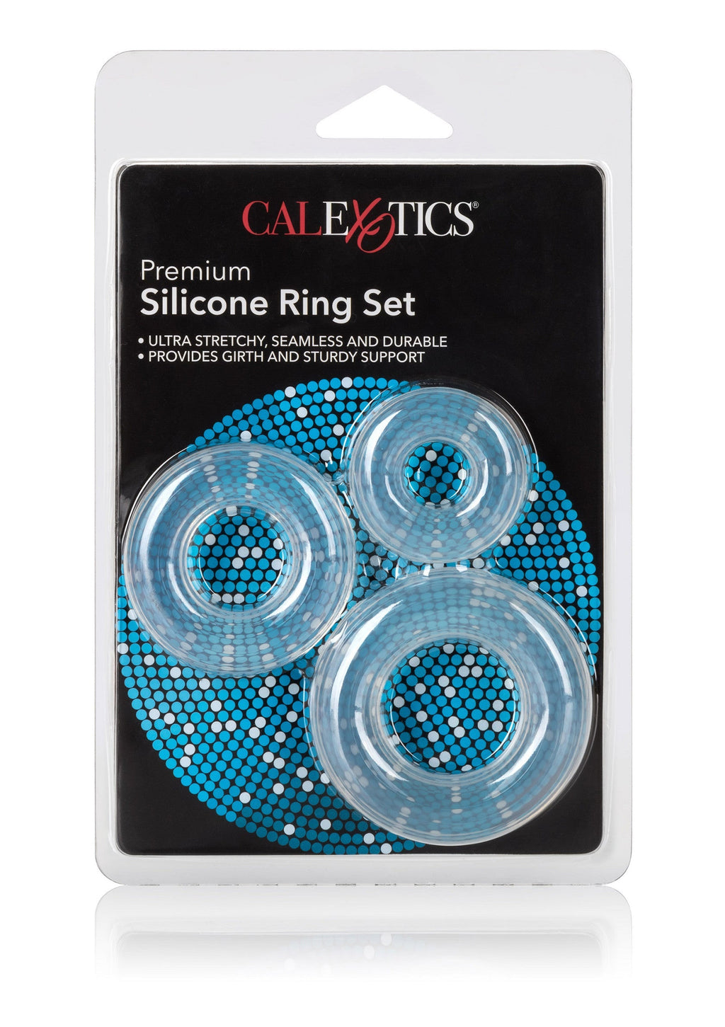 Juego de anillos de silicona premium transparentes