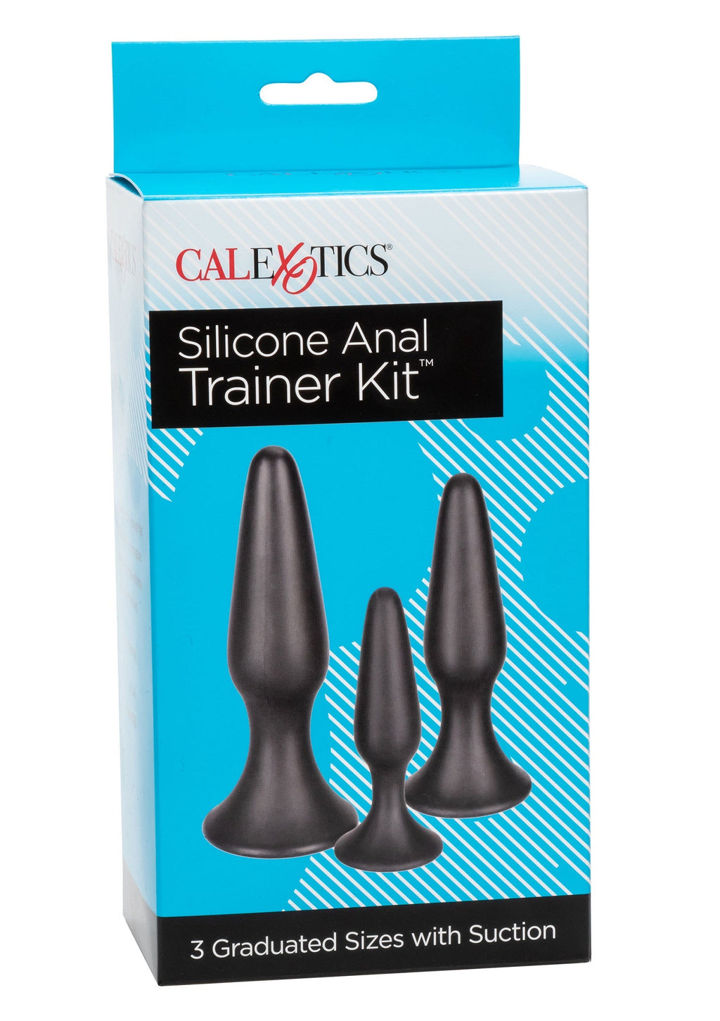 Kit de entrenamiento anal de silicona negra