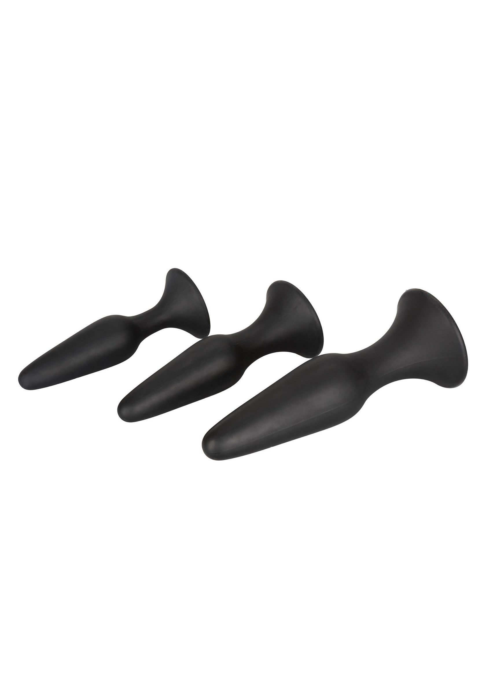 Kit de entrenamiento anal de silicona negra