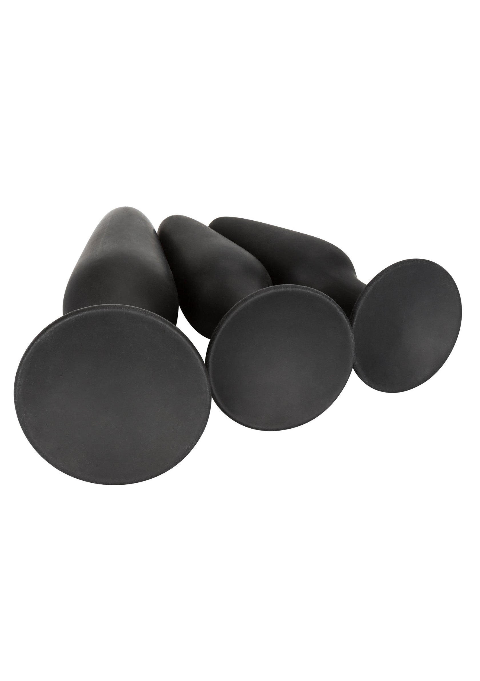 Kit de entrenamiento anal de silicona negra