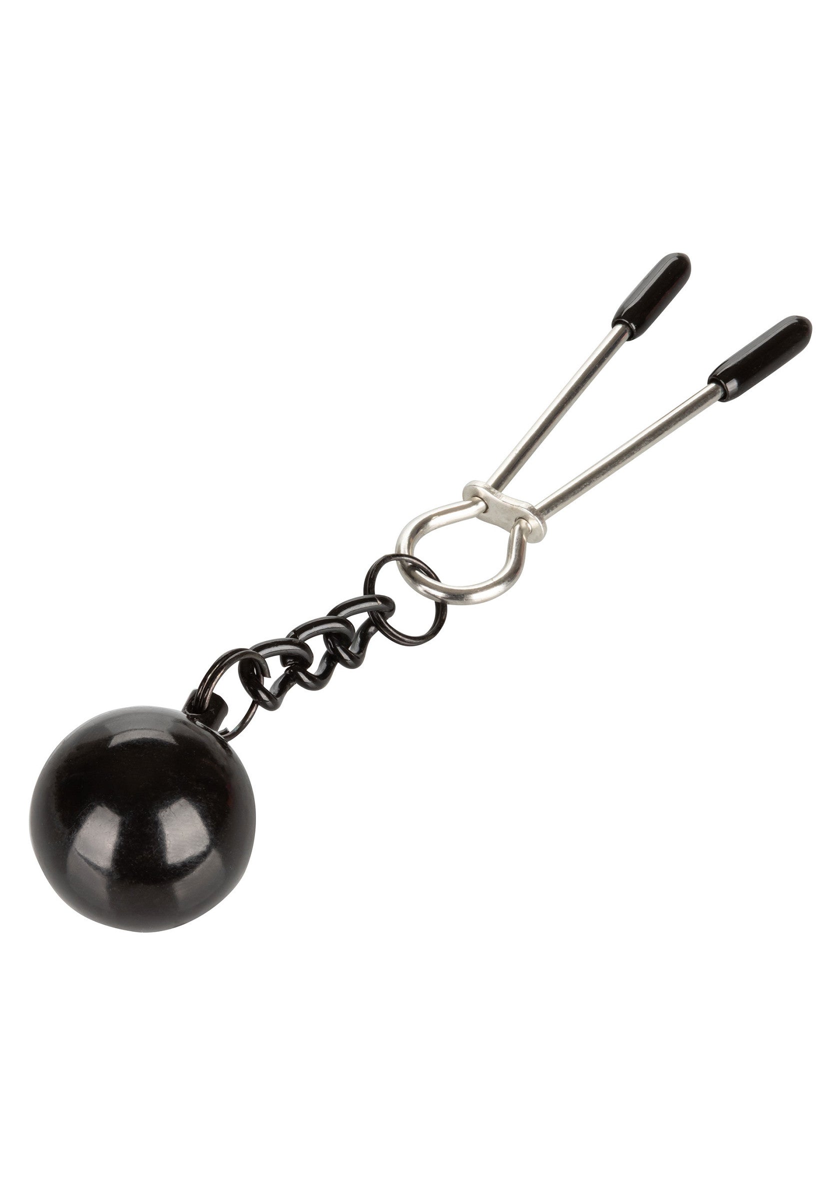 Pinzas para pezones con peso negras
