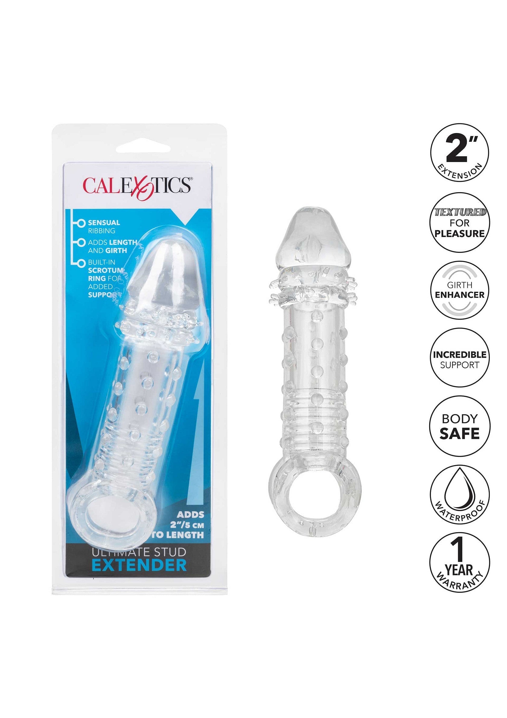 Extensor de vástago Ultimate transparente