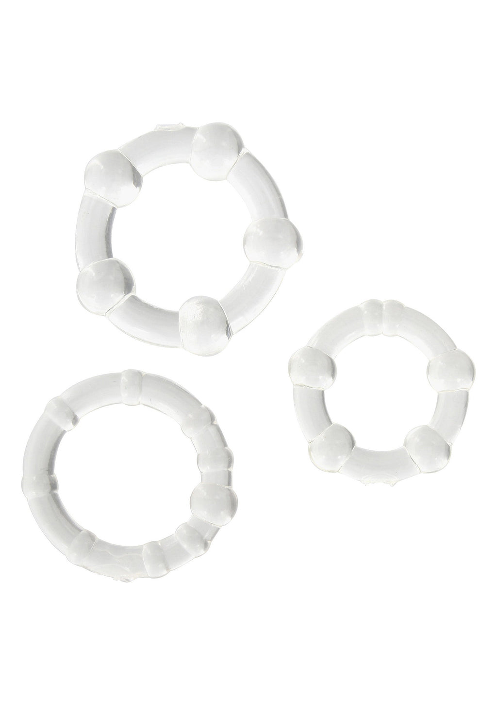 Stay Hard - Tres anillos transparentes