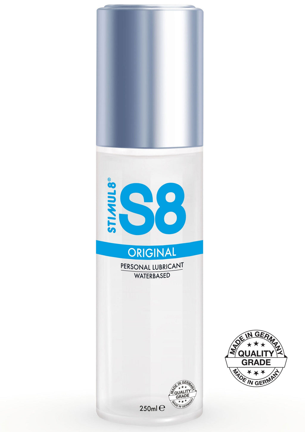 S8 Lubricante a base de agua 250 ml natural