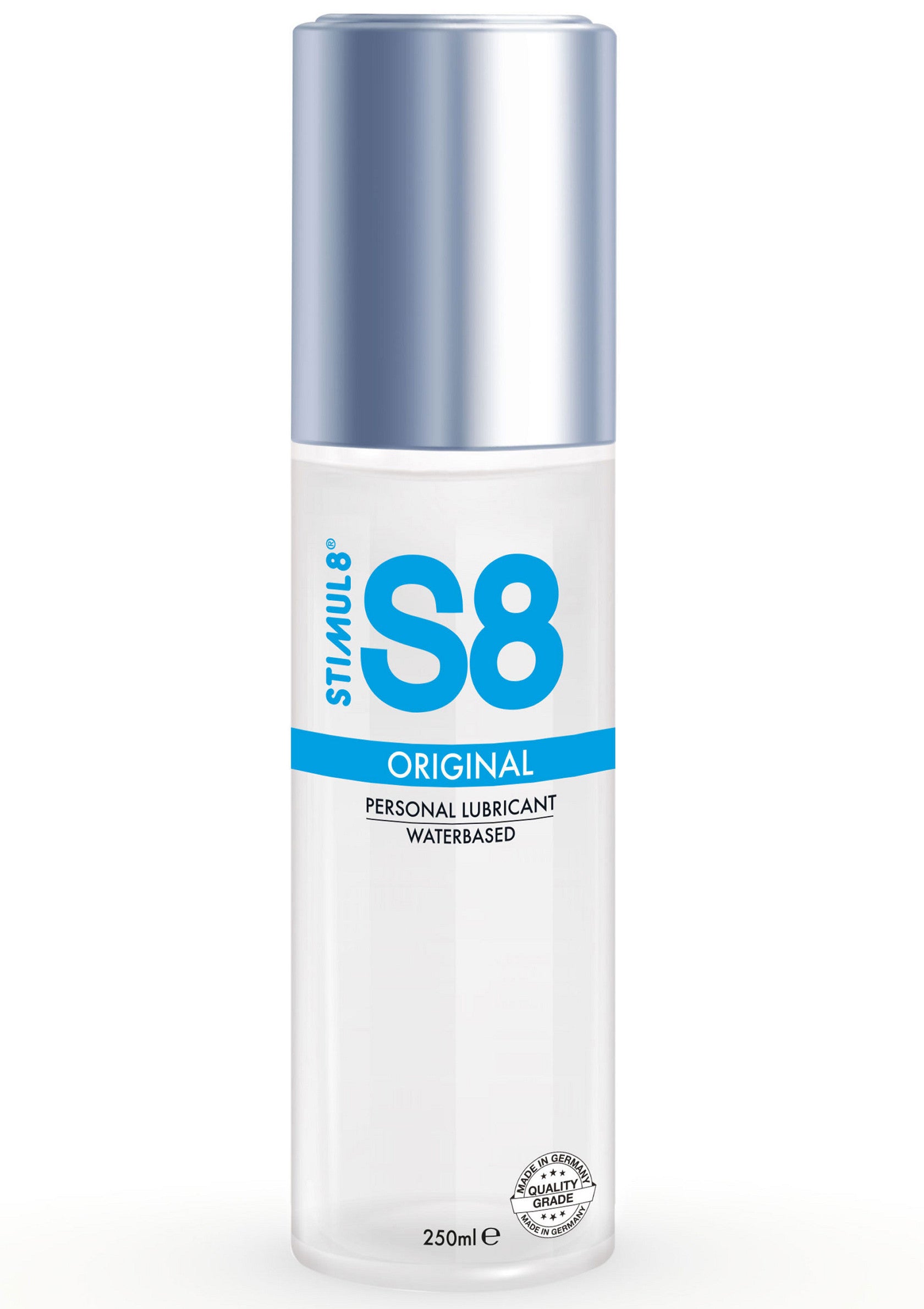 S8 Lubricante a base de agua 250 ml natural