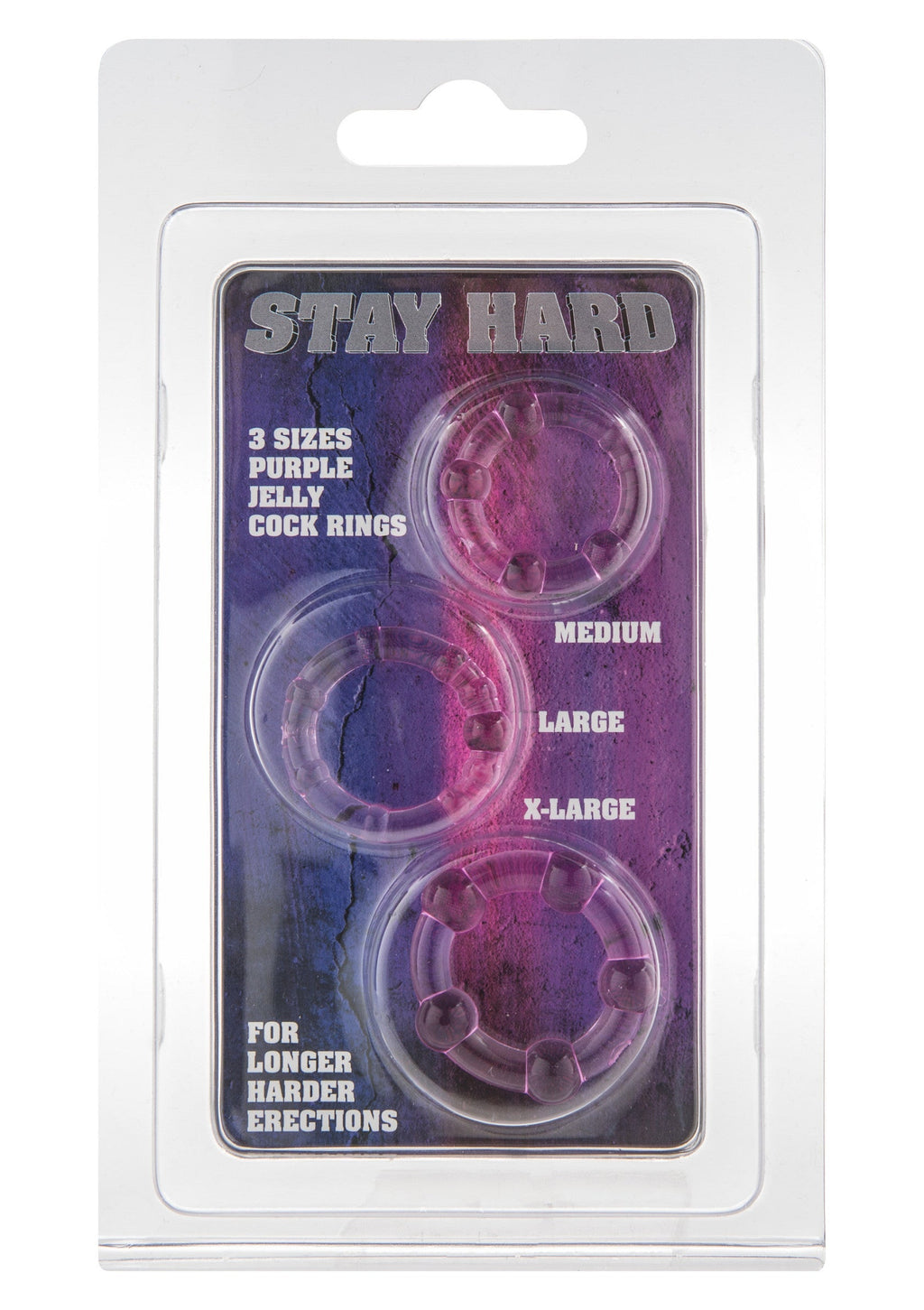 Stay Hard - Tres anillos morados