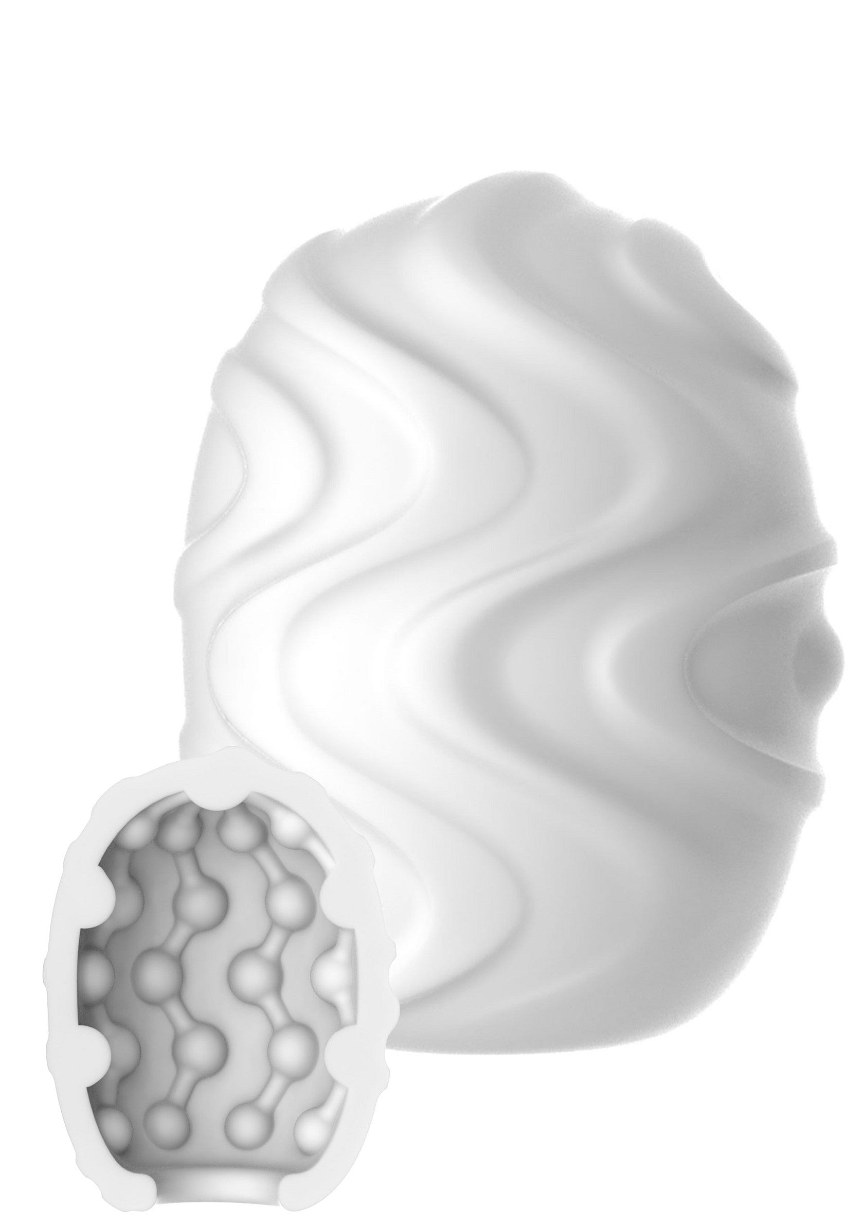 Mini Masturbador Art blanco