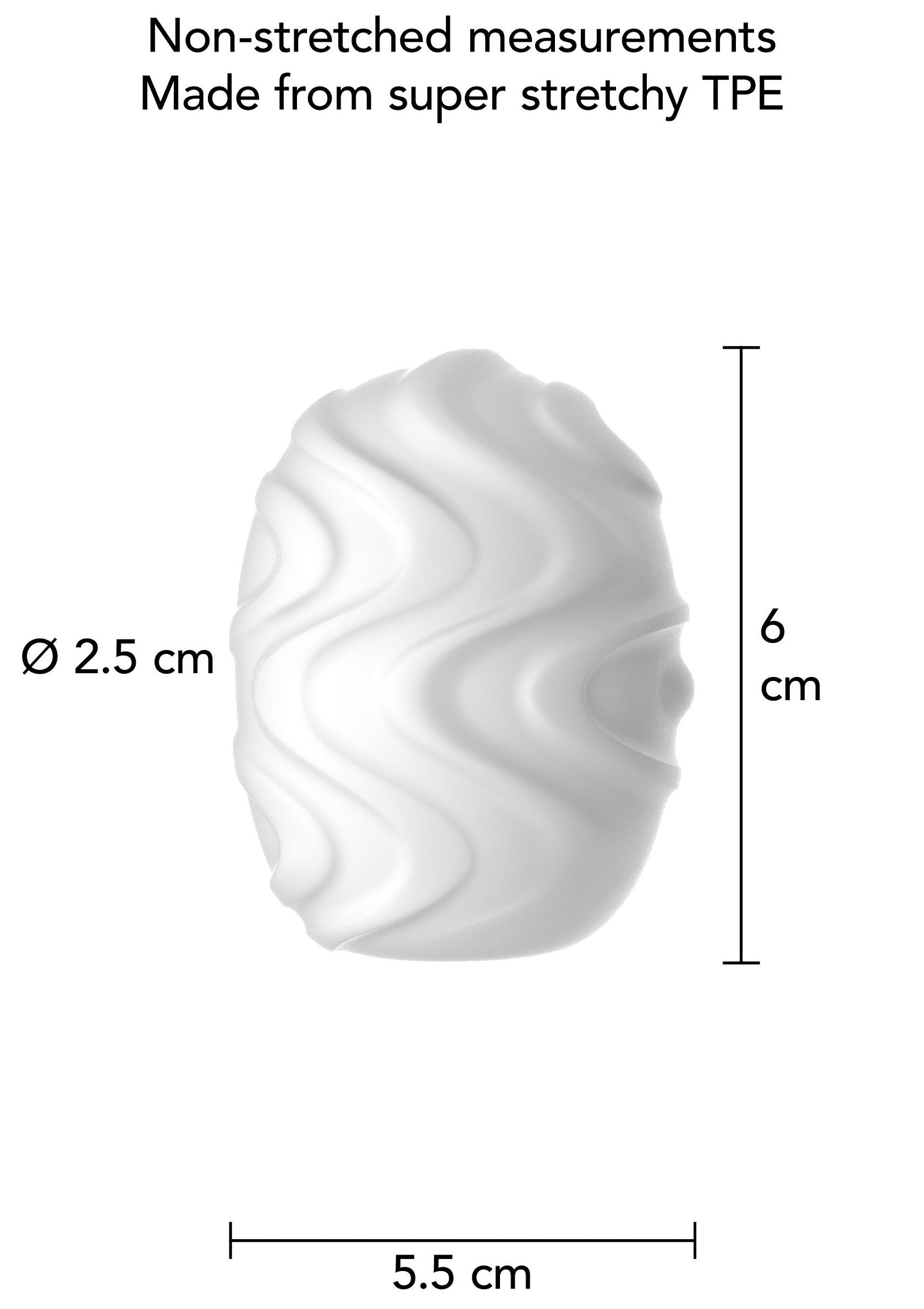 Mini Masturbador Art blanco