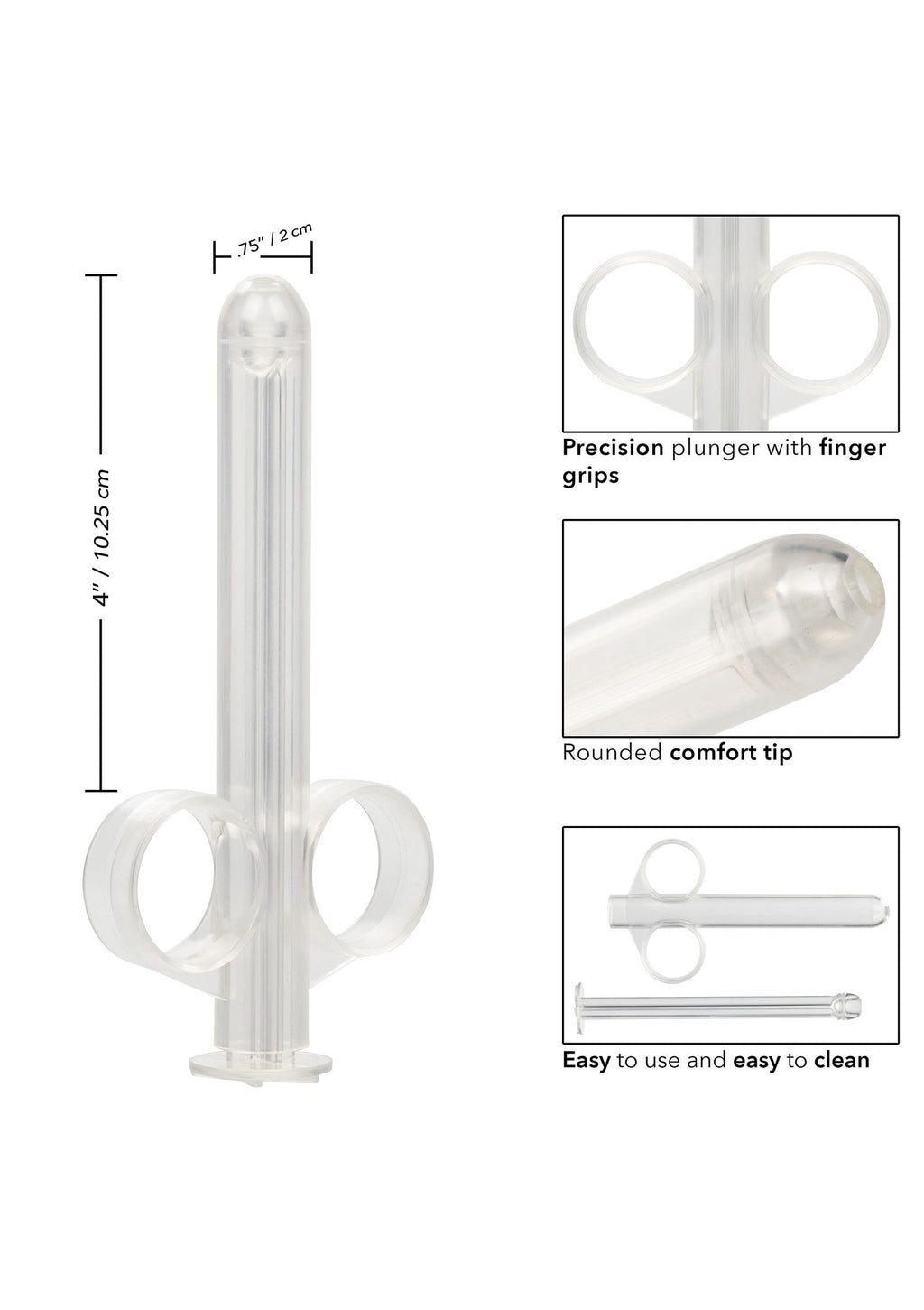 Tubo lubricante XL transparente