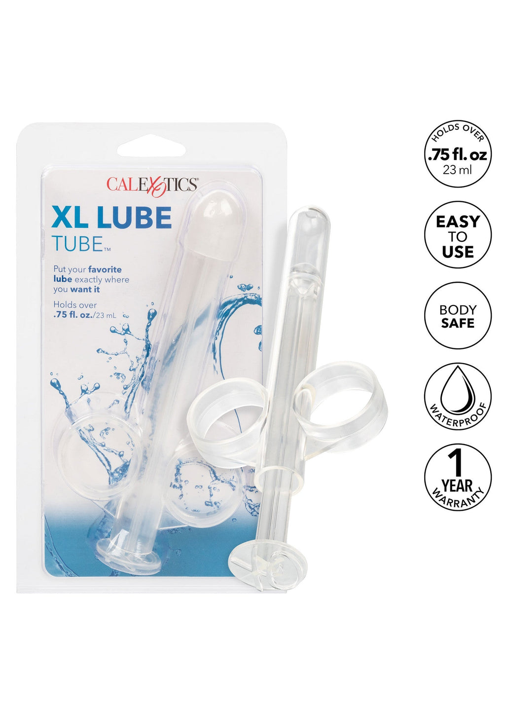 Tubo lubricante XL transparente