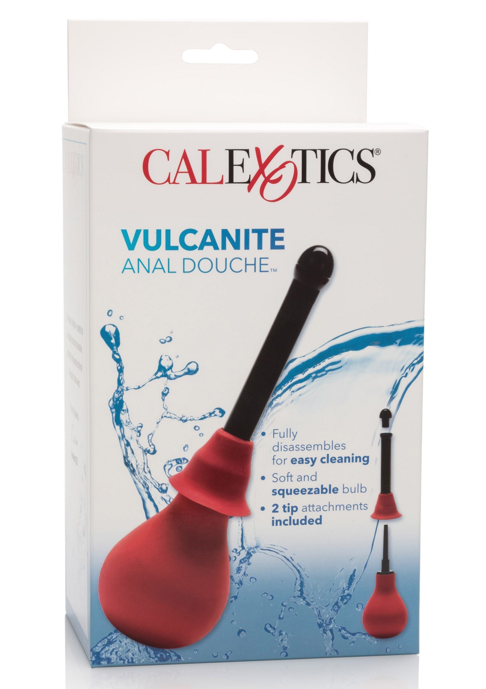 Ducha anal Vulcanite negra
