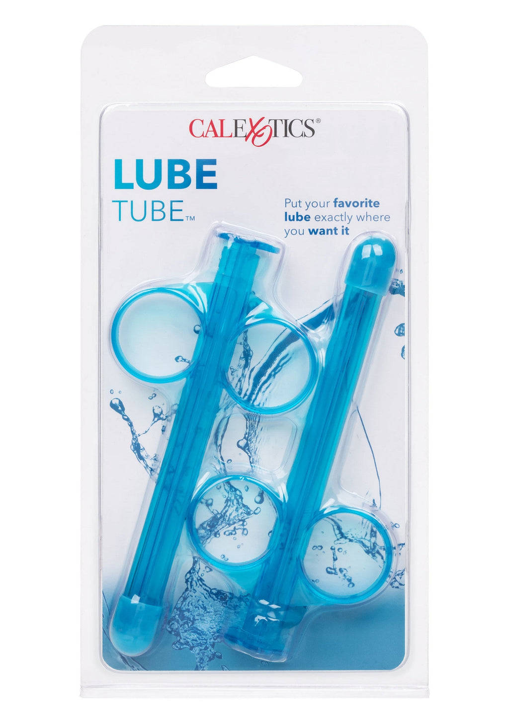 Tubo lubricante 2 piezas azul