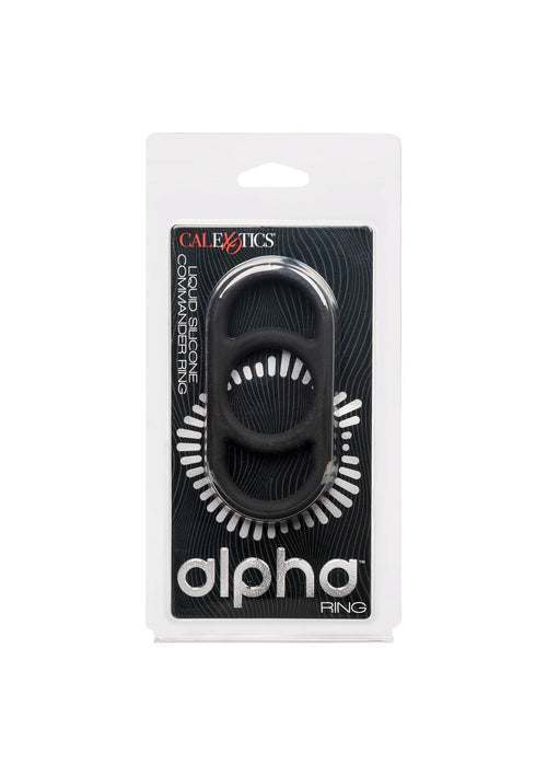Anillo Commander de silicona negra
