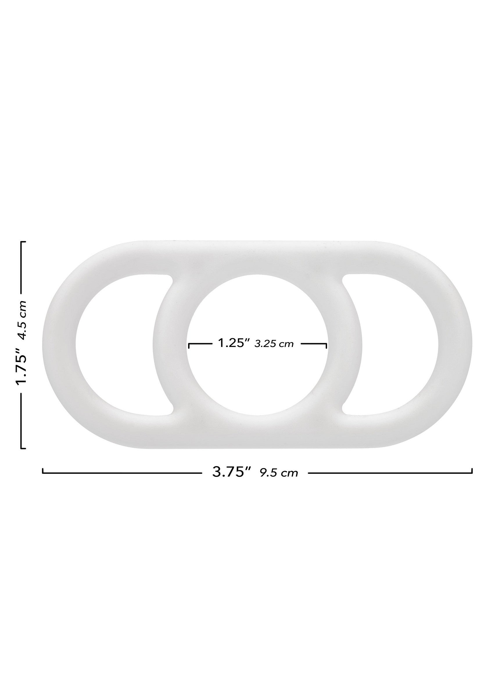 Anillo Commander de silicona blanco