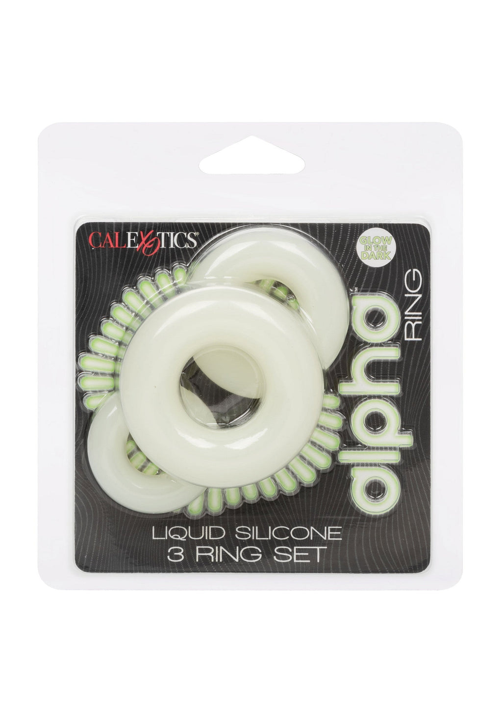 Set de 3 anillos de silicona luminosos