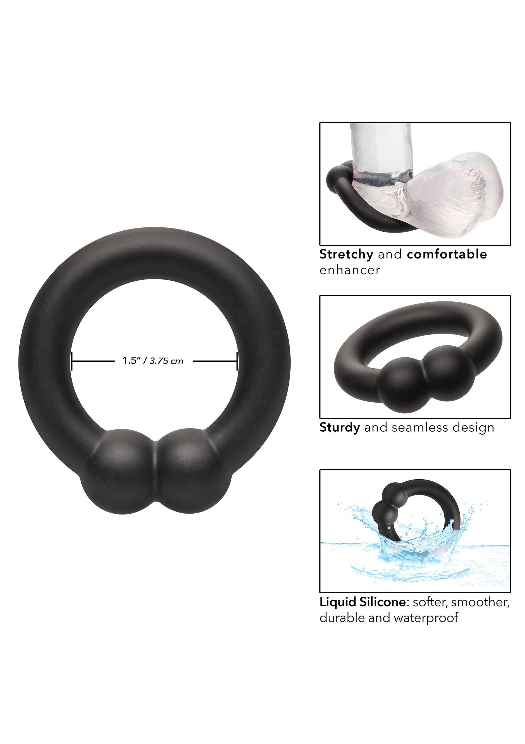 Anillo Alpha Muscle negro
