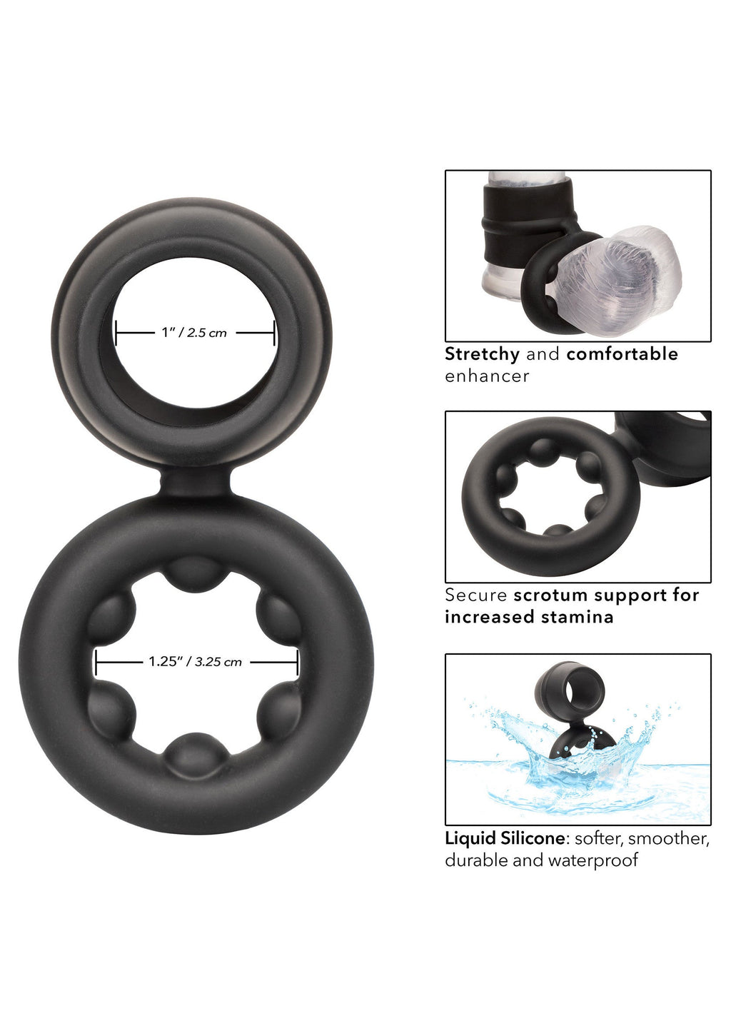 Anillo Alpha Dual Magnum negro