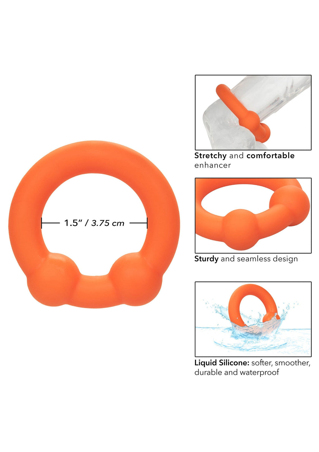 Anillo Alpha Dual Ball naranja