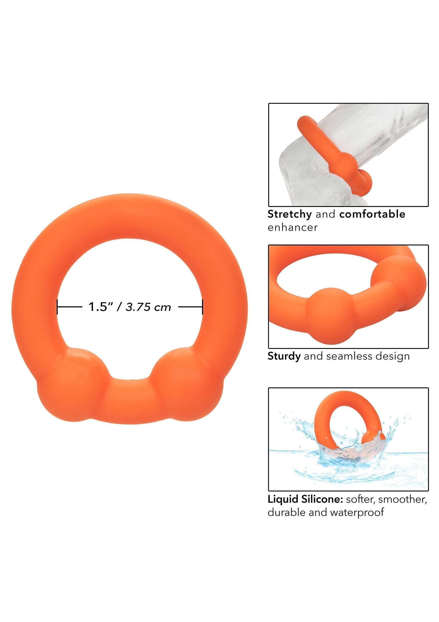 Anillo Alpha Dual Ball naranja