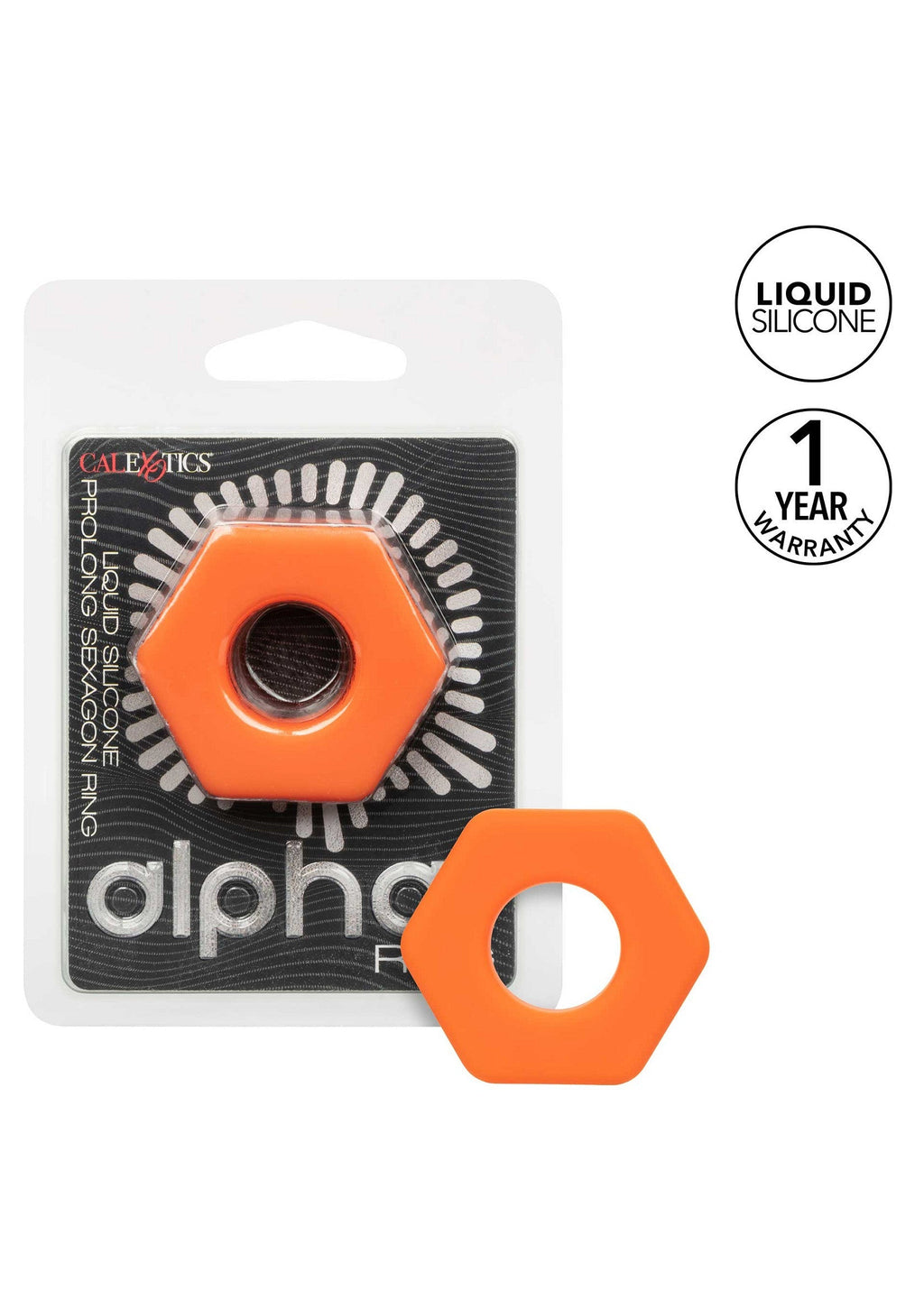Alpha Prolong Sexagon Ring naranja