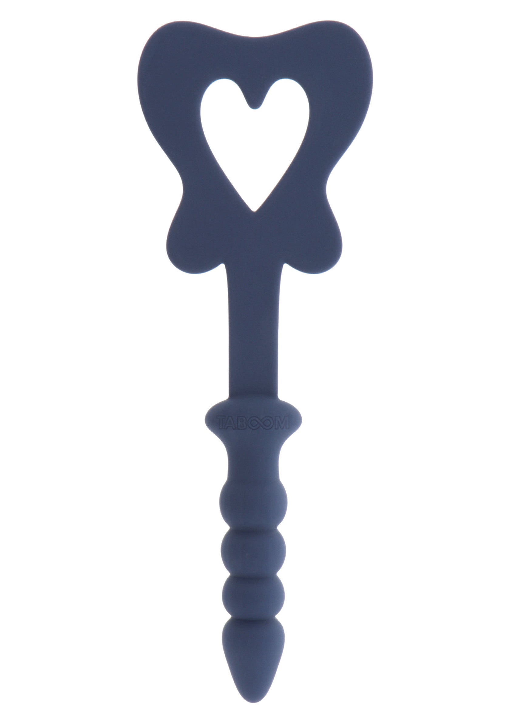 Espátula y tapón de silicona azul