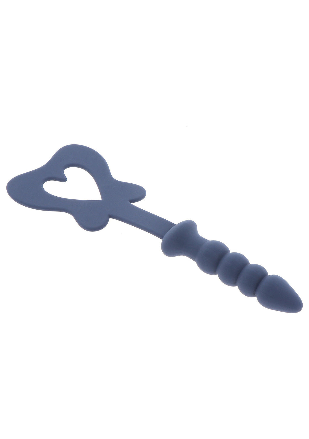 Espátula y tapón de silicona azul