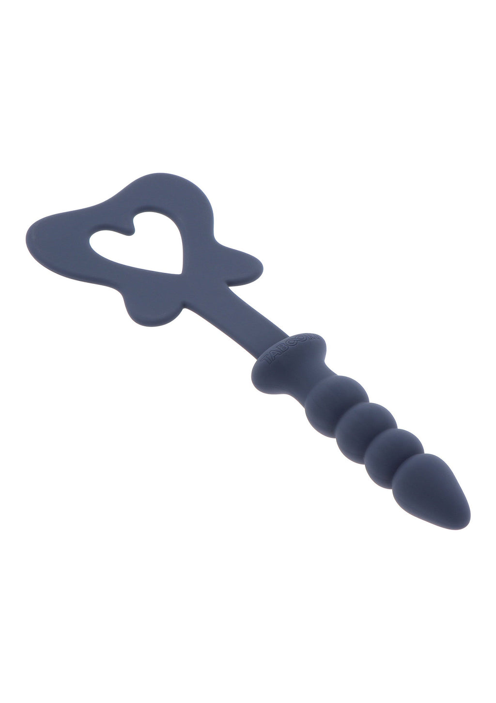 Espátula y tapón de silicona azul