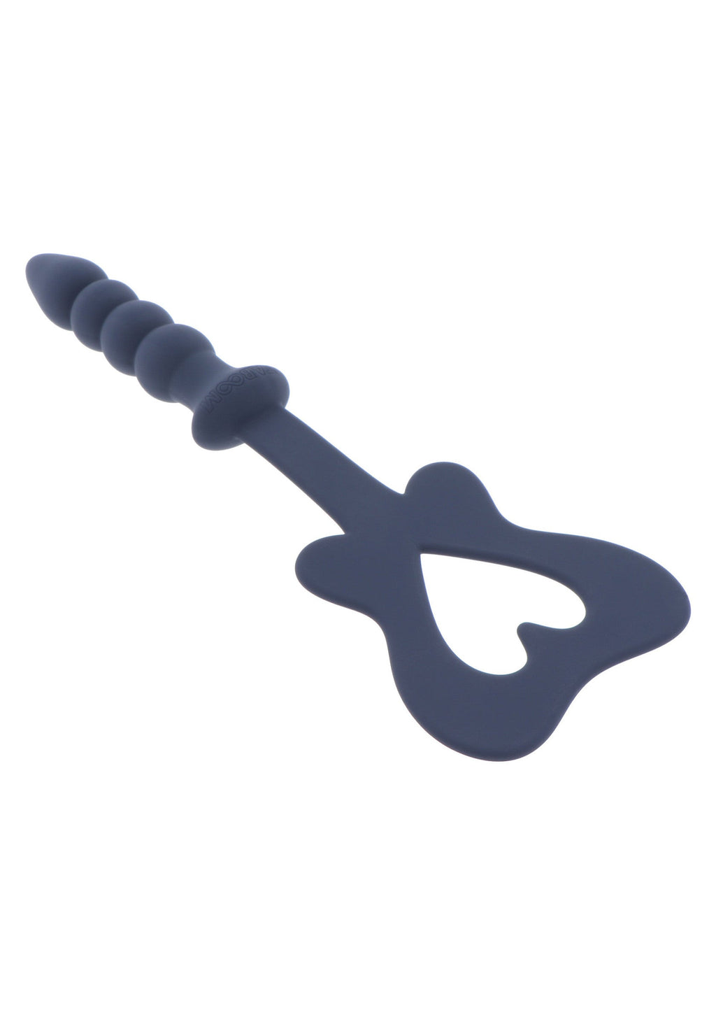 Espátula y tapón de silicona azul