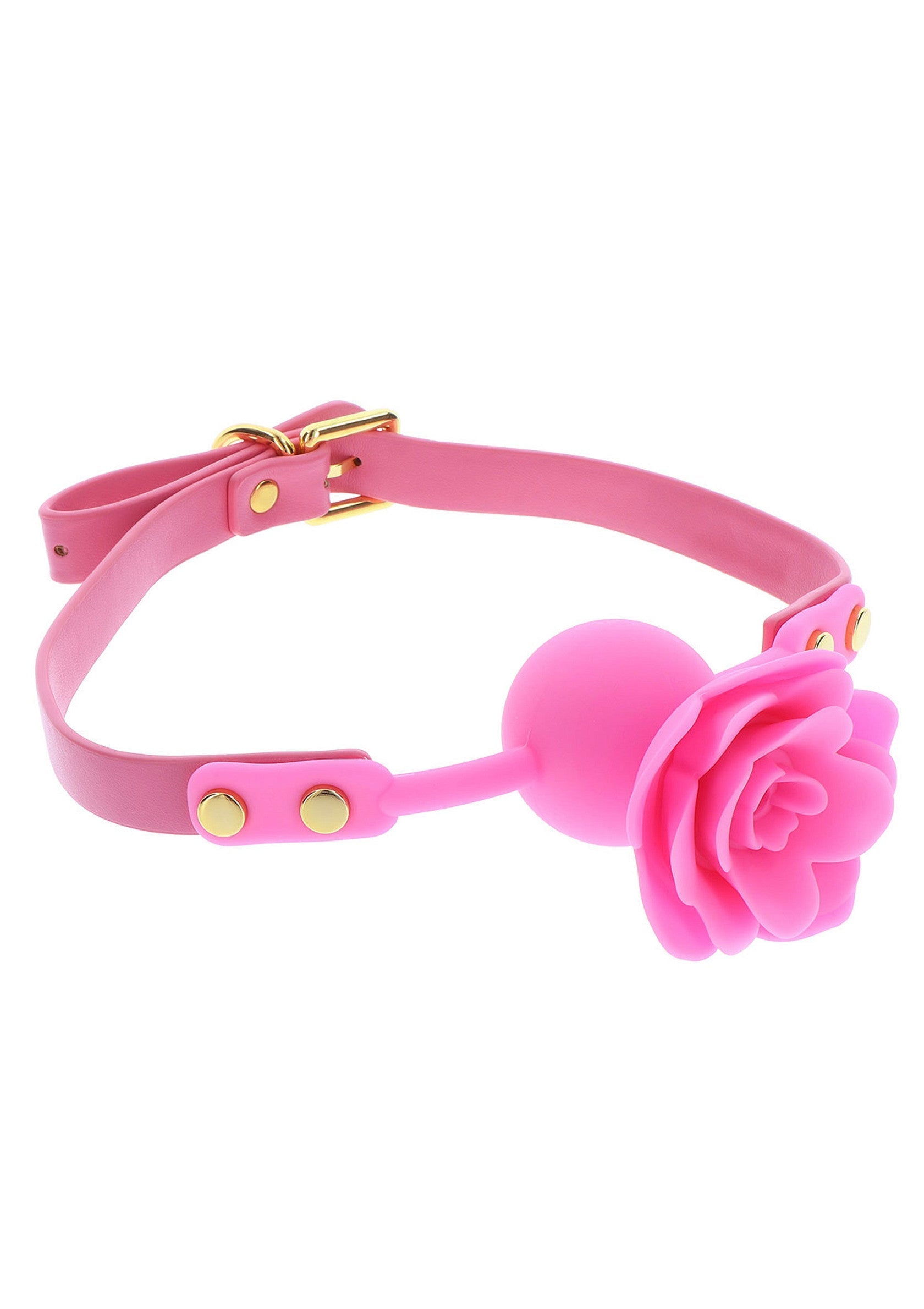 Mordaza de bola rosa rosa