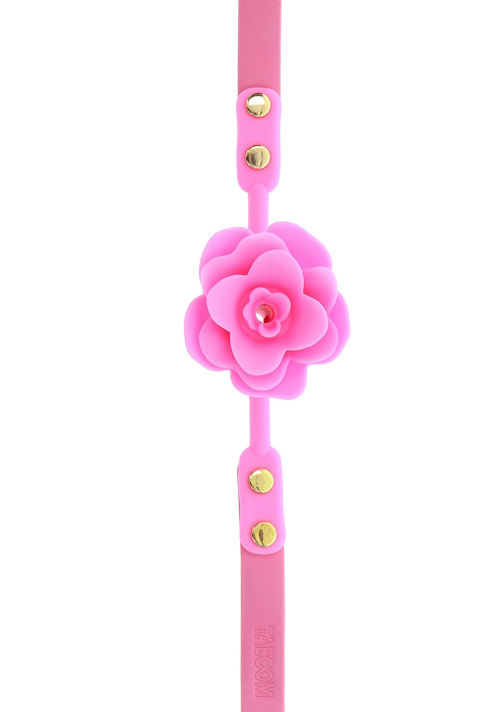 Mordaza de bola rosa rosa
