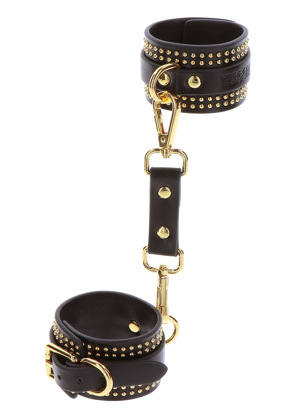 Juego de puños de tobillo con tachuelas negras