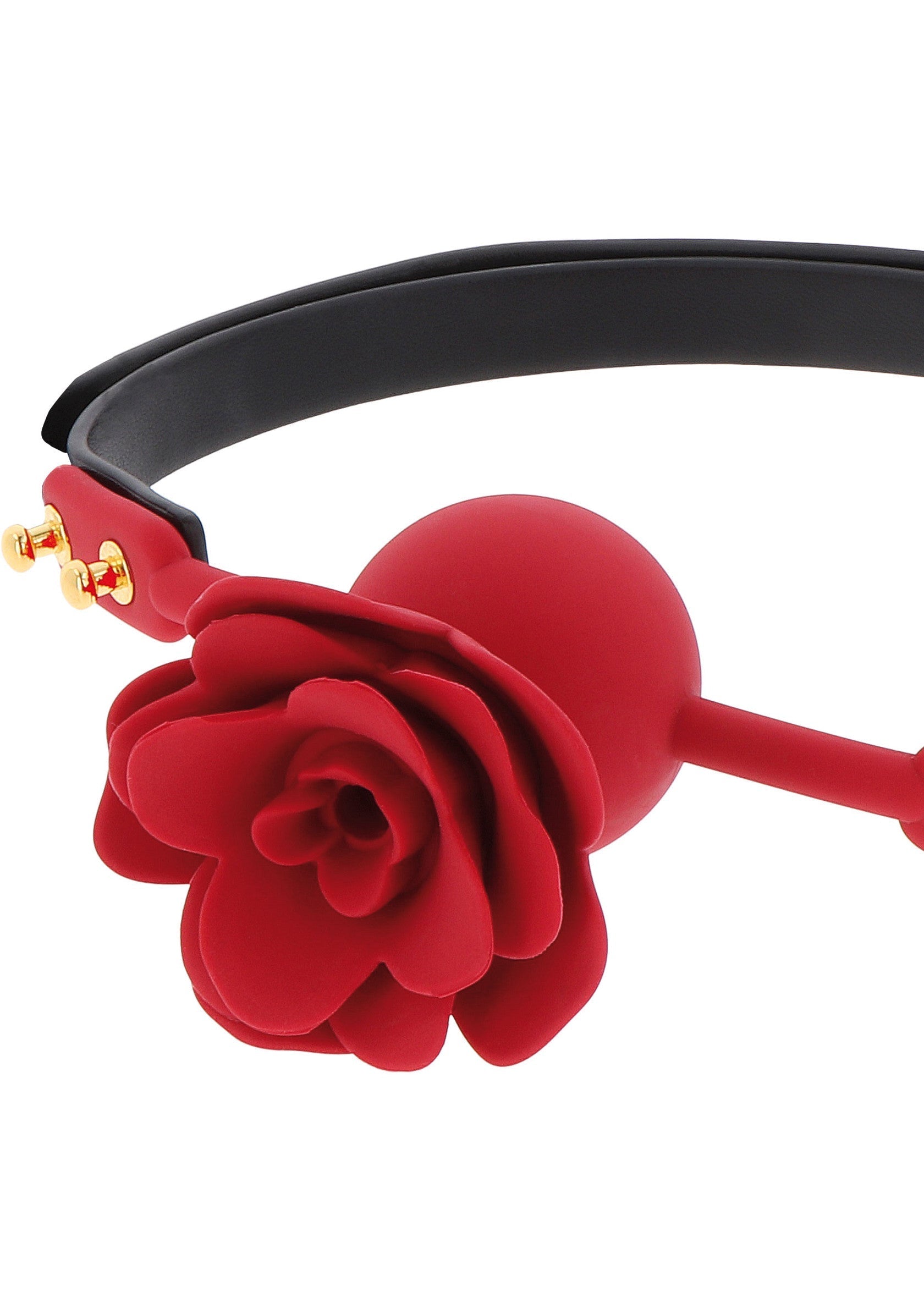 Mordaza de bola Wild Roses negra