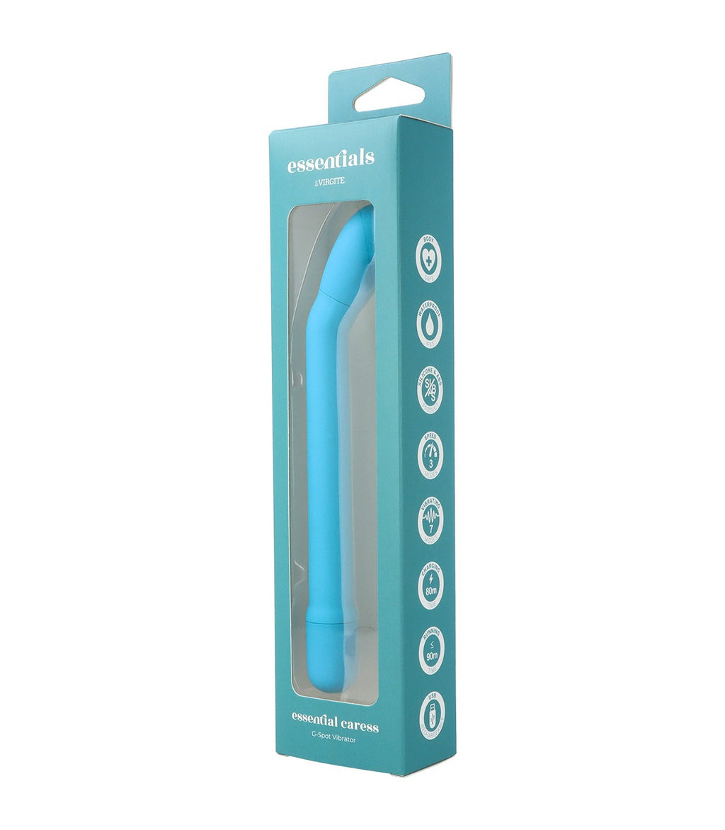 VIBRADOR PUNTO G CARESS AZUL