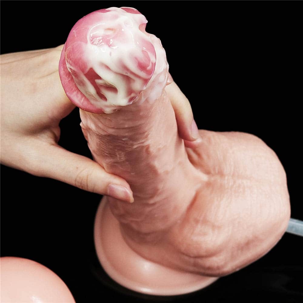 Dildo extremo de 11'' color carne