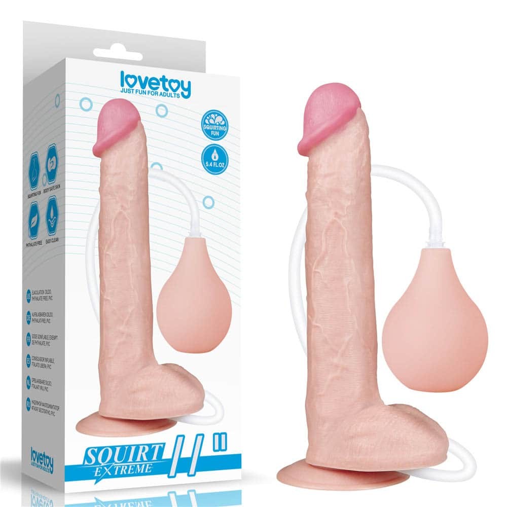 Dildo extremo de 11'' color carne