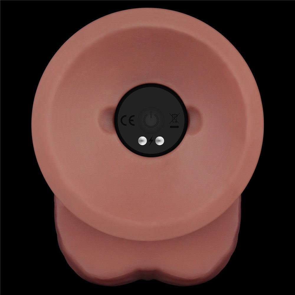 Pene vibrador de doble densidad de 9"