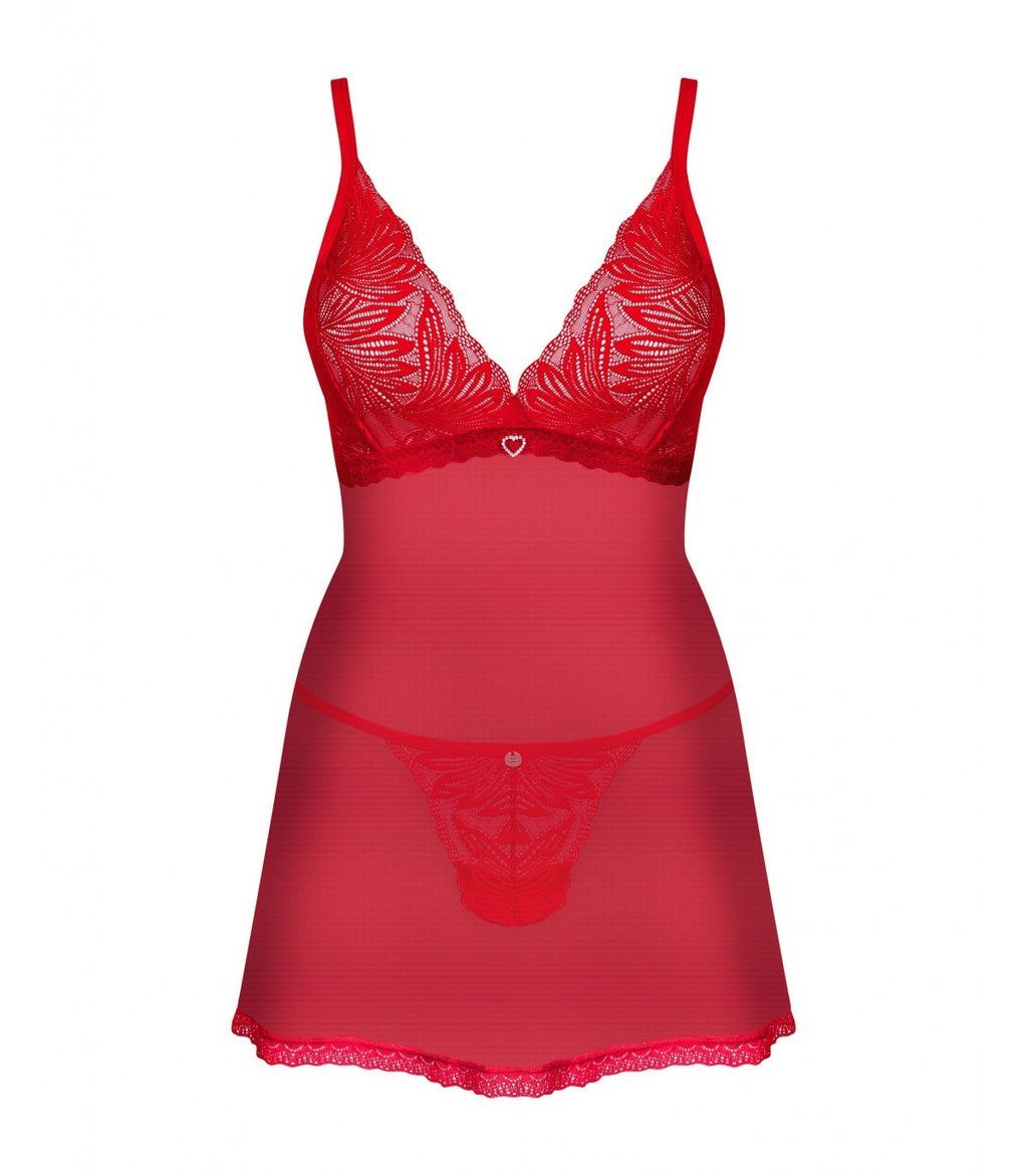 BABYDOLL Y TANGA CHILISA M/L