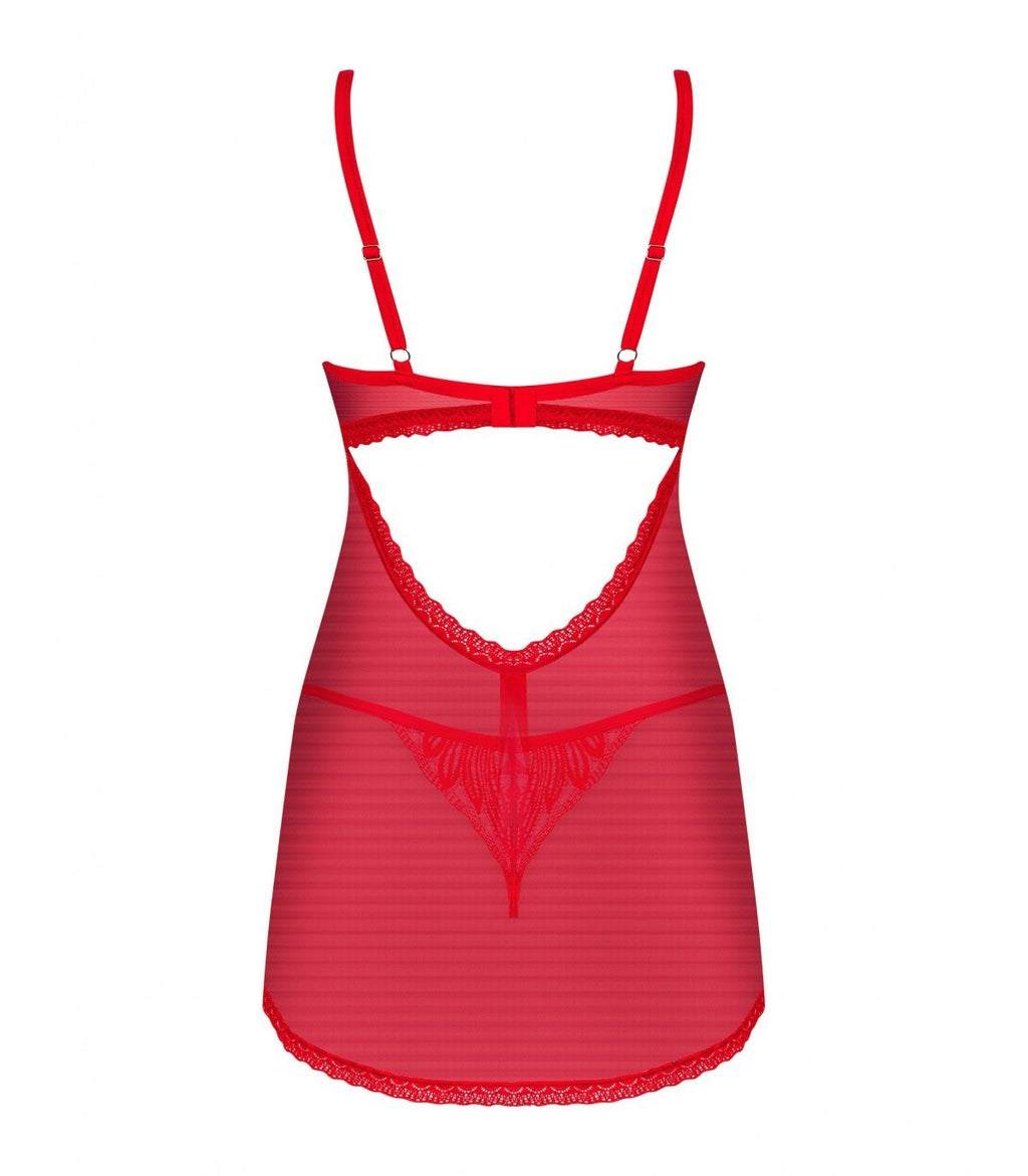 BABYDOLL Y TANGA CHILISA M/L