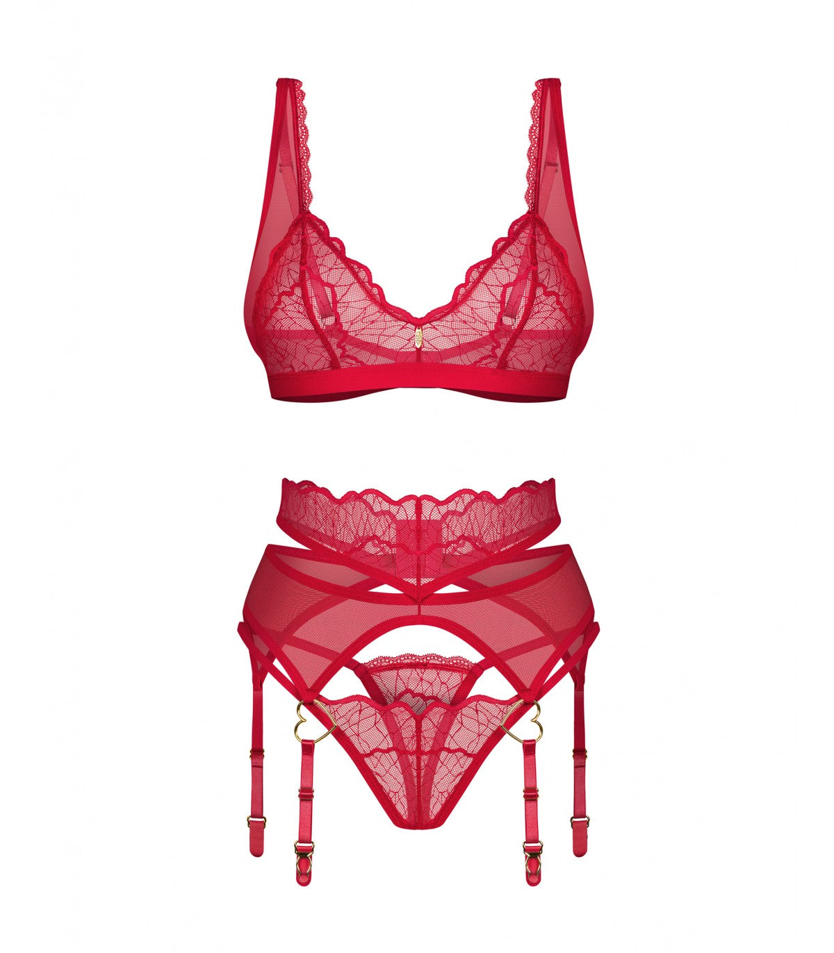 CUPIDE DESIR CONJUNTO 3 PIEZAS TALLA L/XL