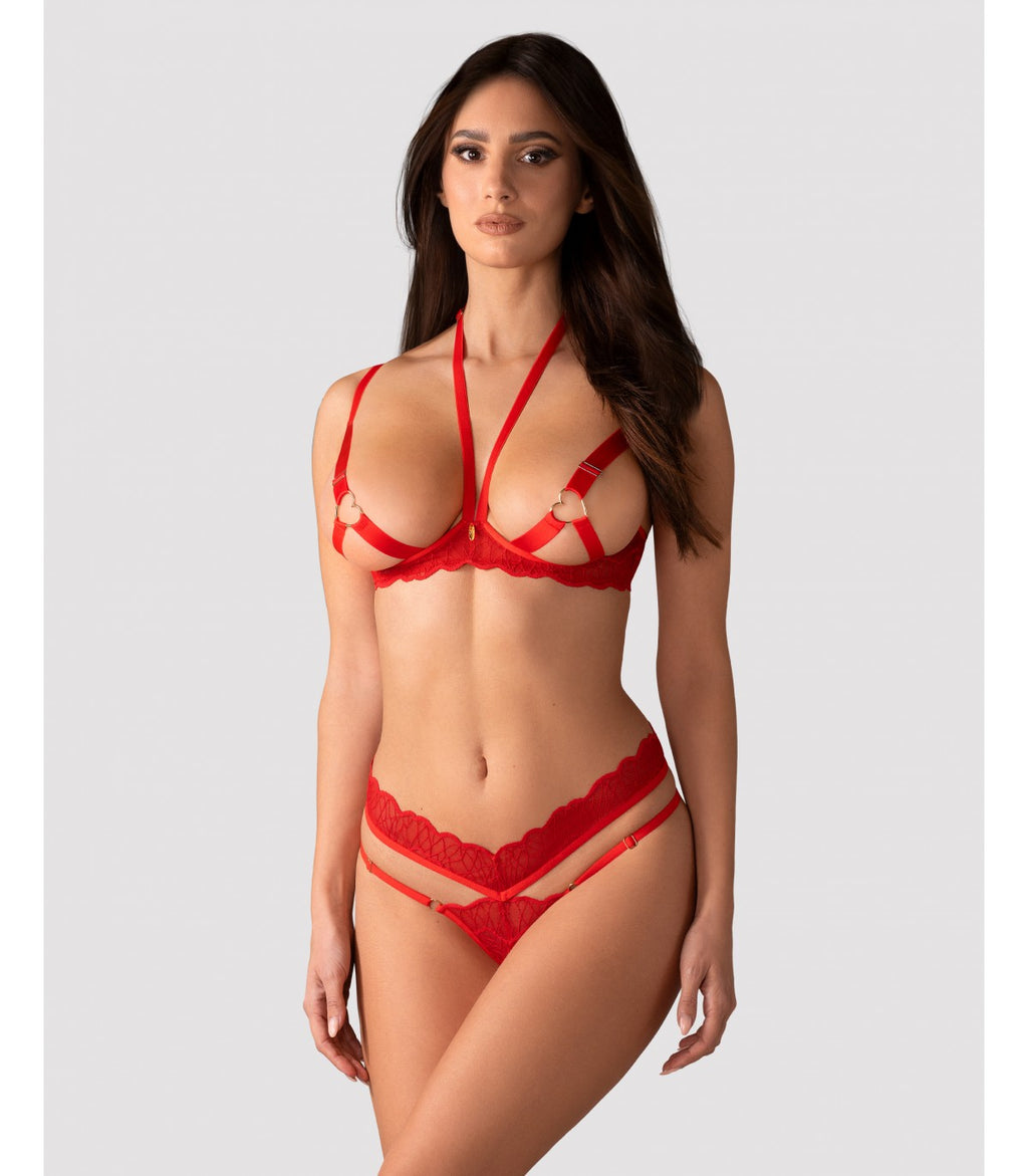 CUPIDE DESIR CONJUNTO DE 2 PIEZAS SIN BRAGAS 2XL/3XL