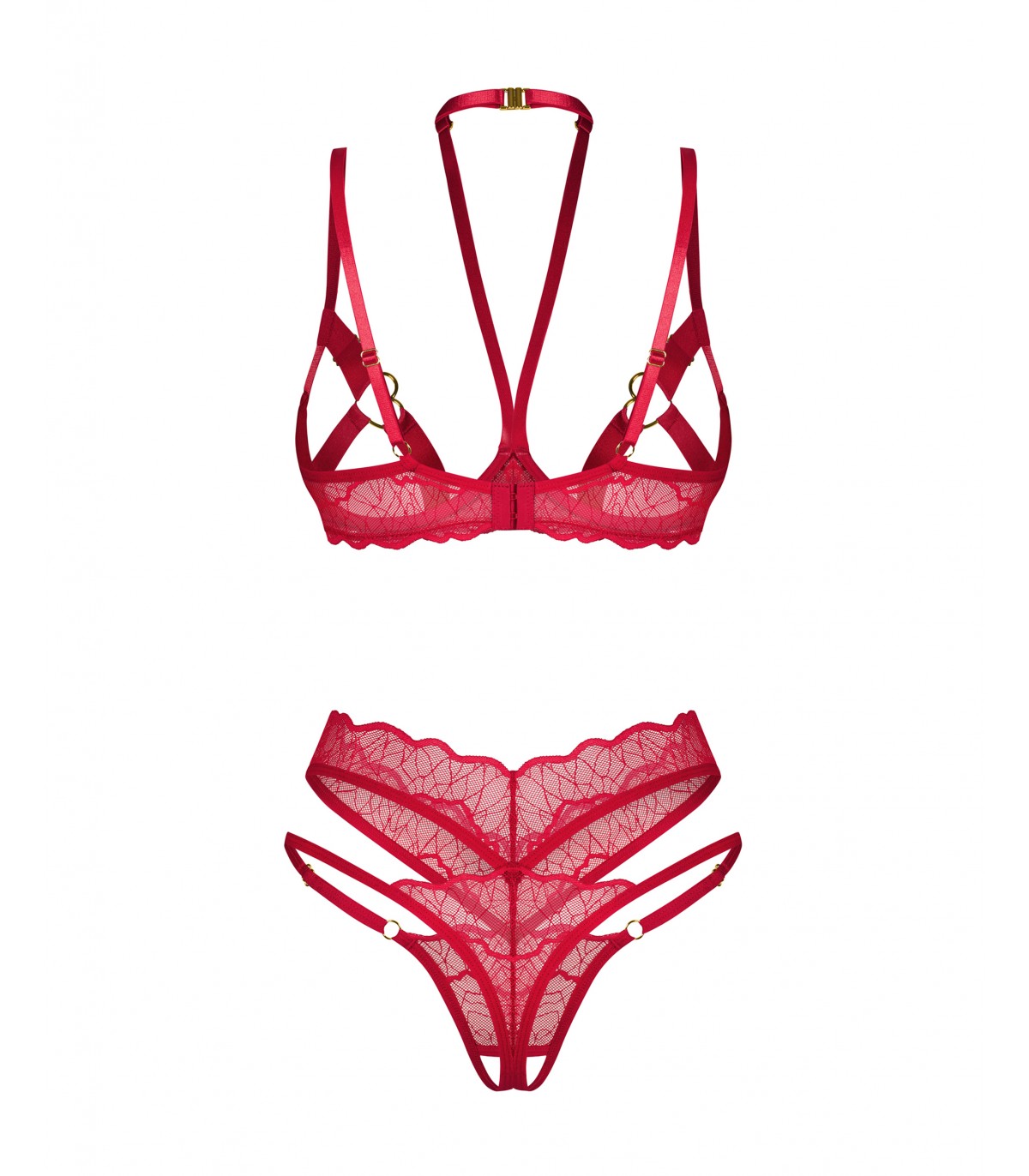 CUPIDE DESIR CONJUNTO DE 2 PIEZAS SIN BRAGAS 2XL/3XL
