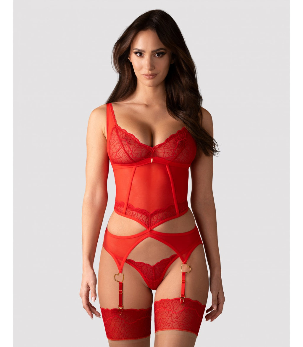 CORPIÑO Y TANGA CUPIDE DESIR 2XL/3XL