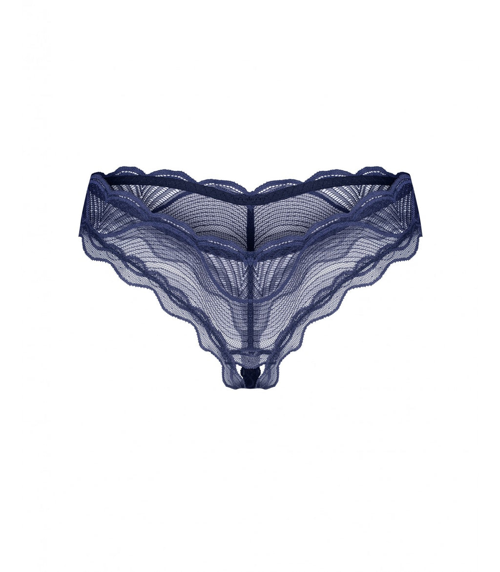 TANGA SIN FONDO NIGHTLY AZUL XS/S