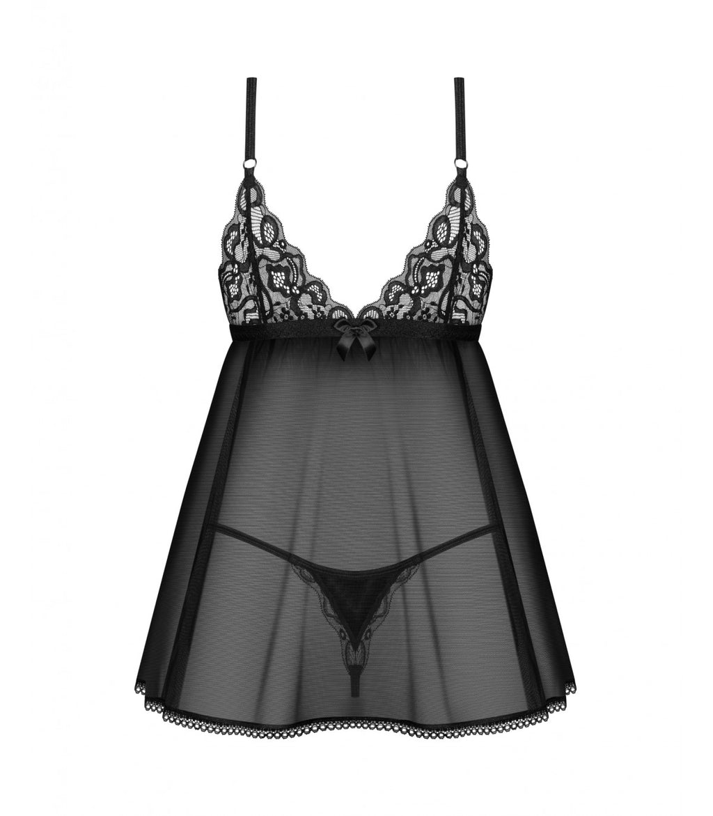 BABYDOLL Y TANGA BLOMENTIS XL/2XL