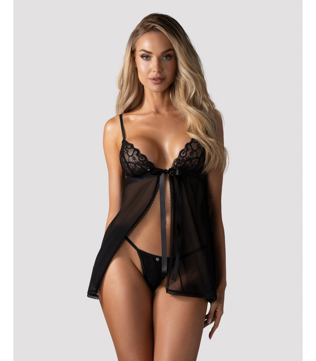 BABYDOLL Y TANGA BLOMENTIS XL/2XL