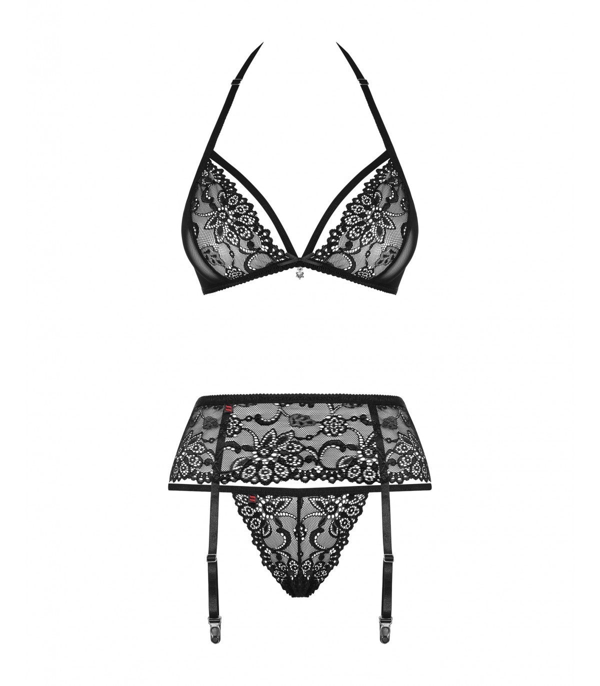 838-SEG-1 SET 3 PIEZAS NEGRO S/M