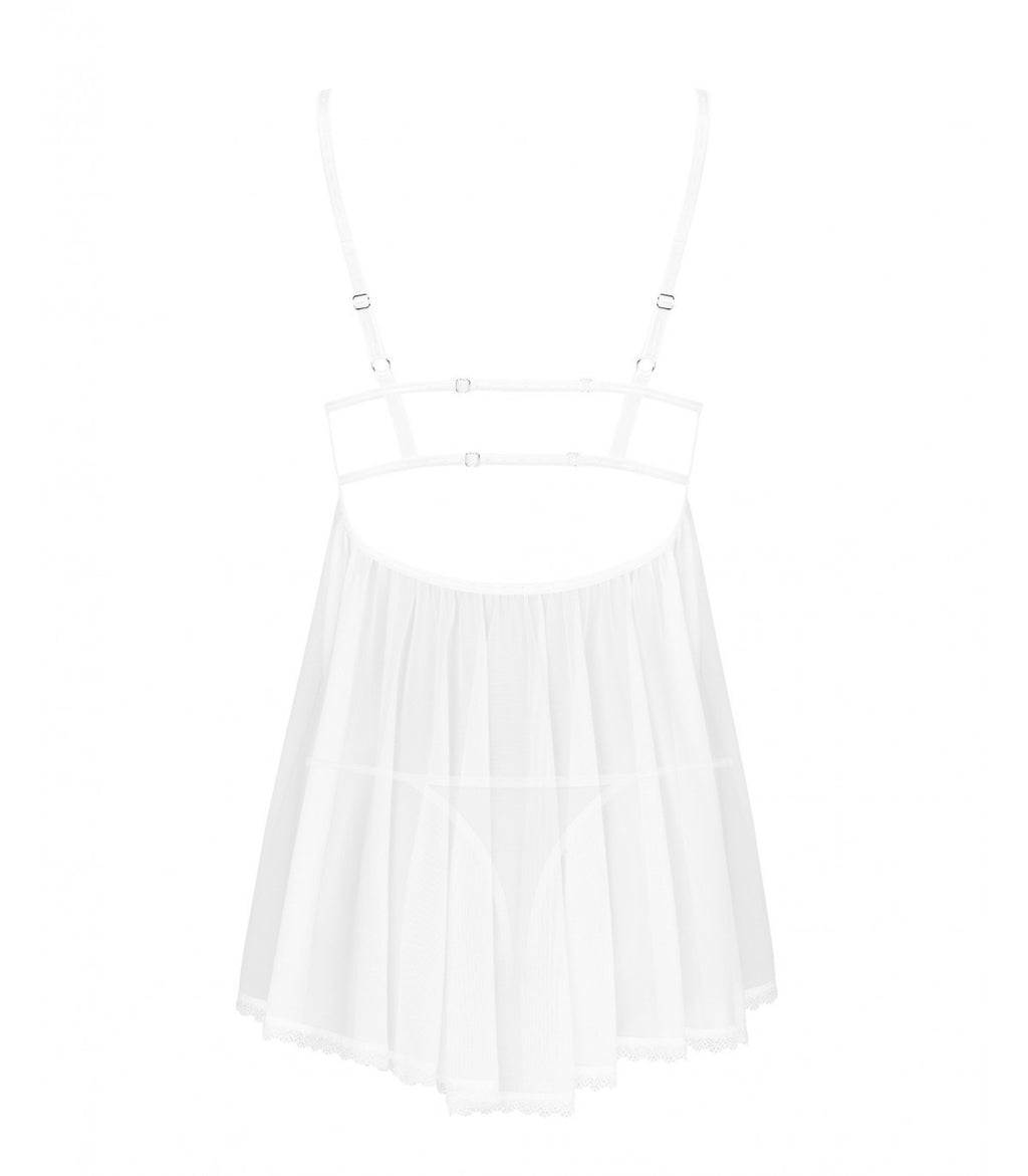 BABYDOLL Y PERIZOMA CELESTE XL/2XL