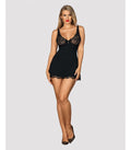 BABYDOLL Y TANGA LUVAE NEGRO L/XL